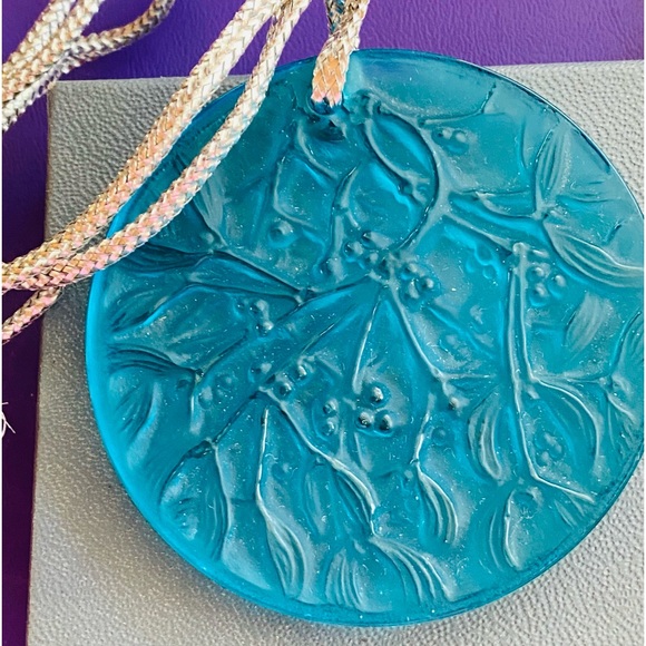 1989 LALIQUE CRYSTAL CHRISTMAS ORNAMENT NO BOX EXCELLENT CONDITION - Picture 2 of 4